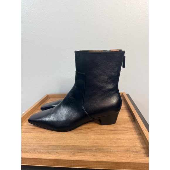 Madewell The Lexie Ankle Boot True Black Size 10 - Picture 5 of 10